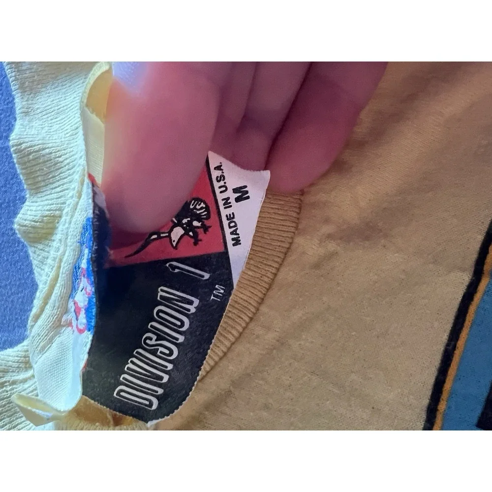 Vintage 1989 Looney‎ Tunes Daffy Duck Shirt Kids Size Med Made In USA Baseball